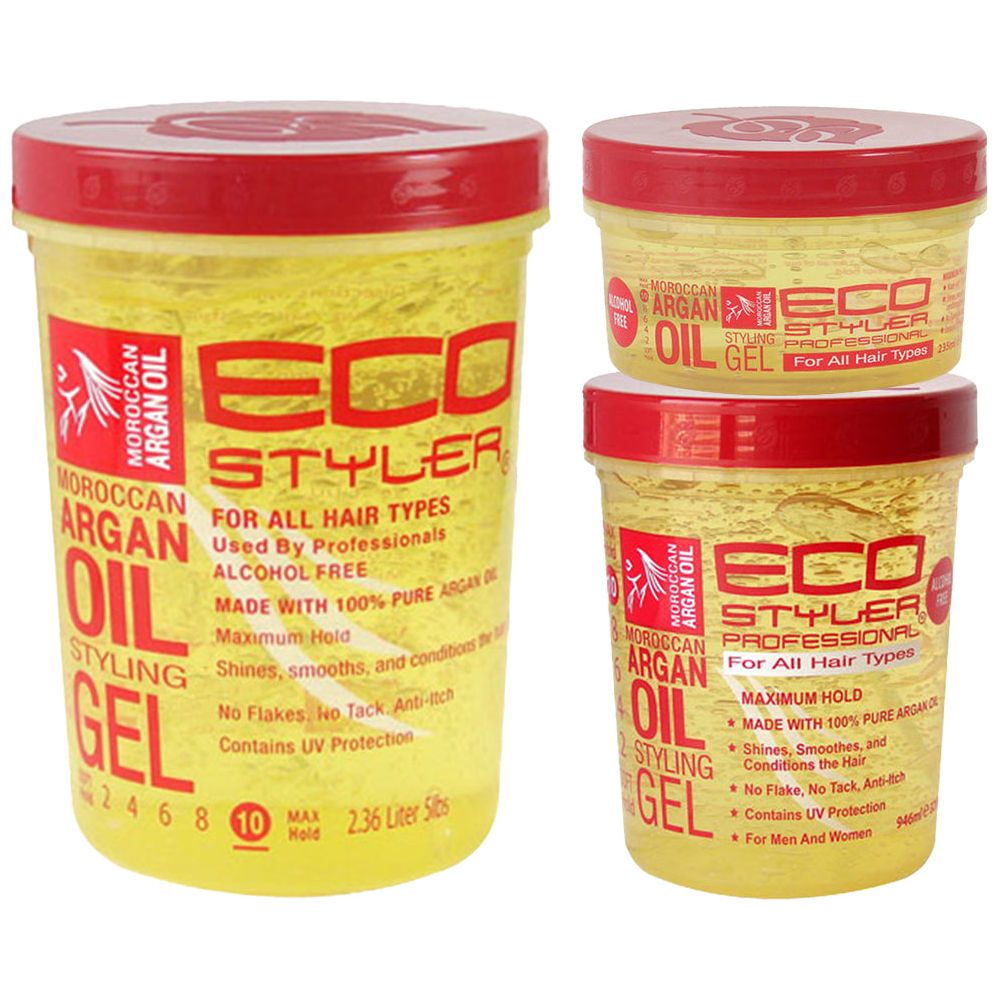 Eco Styler Moroccan Argan Oil Stylin 80oz/32oz/8oz