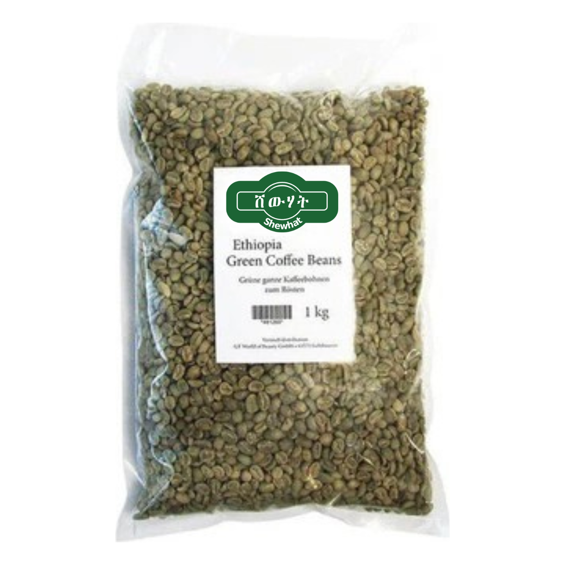 Ethiopian green coffee beans 1 kg