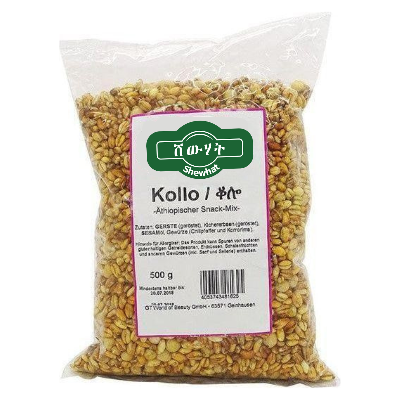 Kollo Ethiopian snack mix 500g