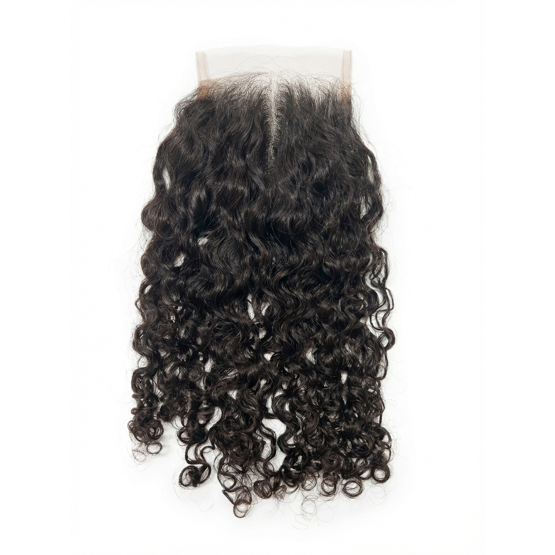 Dream Hair Natural Closure 4*4 Middle Part Deep Wave Brazilian Virgin 14:Natural Color