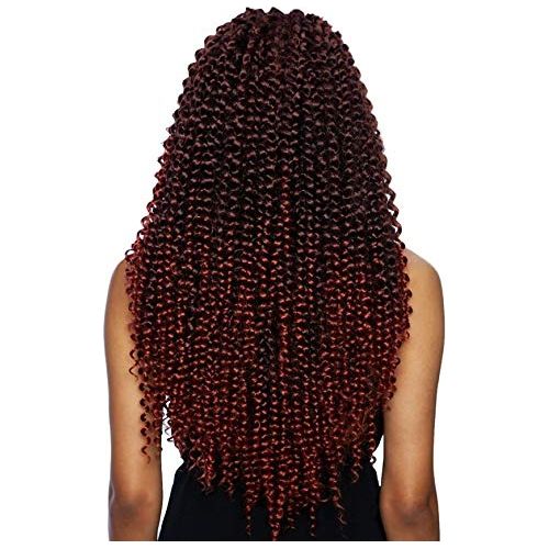 Mane Concept Afri-Naptural Caribbean Water Wave Crochet Braid Kanekalon Fiber 18&