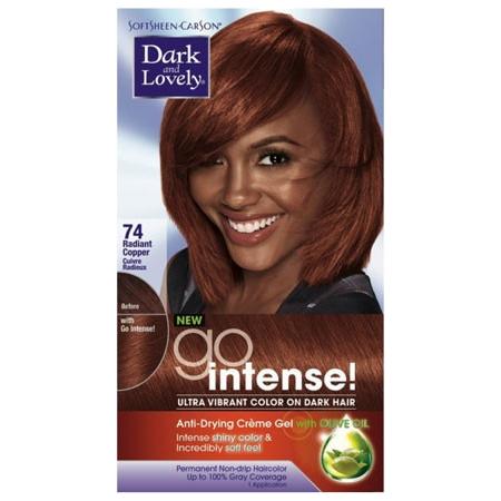 Dark and Lovely Soft Sheen-Carson Go Intense Ultra Vibrant Color On Dark Hair