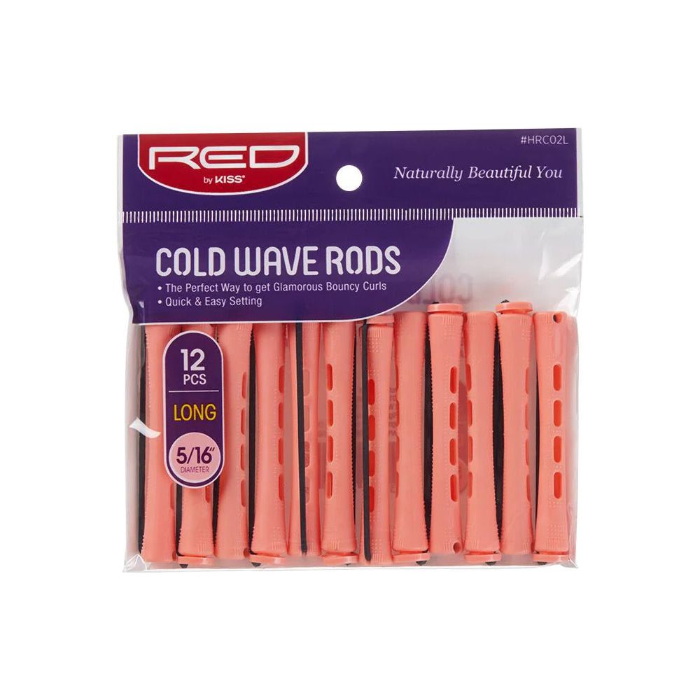 Red by Kiss Cold Wave Rods Long 12Pcs