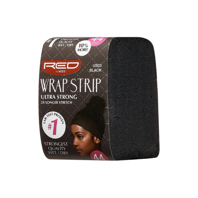 RED By Kiss Wrap Strips Ultra Strong Black 2.5&quot; 44pcs