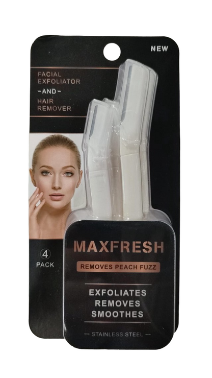 Dreamfix Maxfresh Eyebrow Razors 2 Long handles + 2 Short Handles