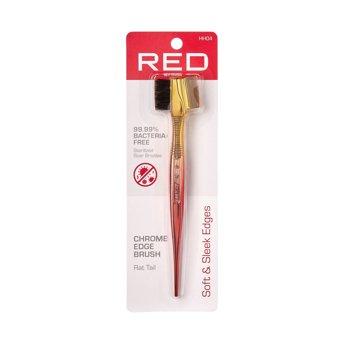 Red By Kiss Edge brush Ombre Chrome Rattail