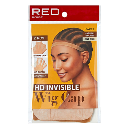 Red By Kiss HD Invisible Stocking Wig Cap 2pcs