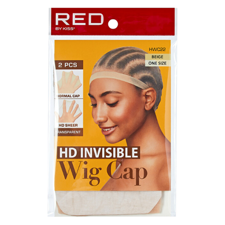 Red By Kiss HD Invisible Stocking Wig Cap 2pcs