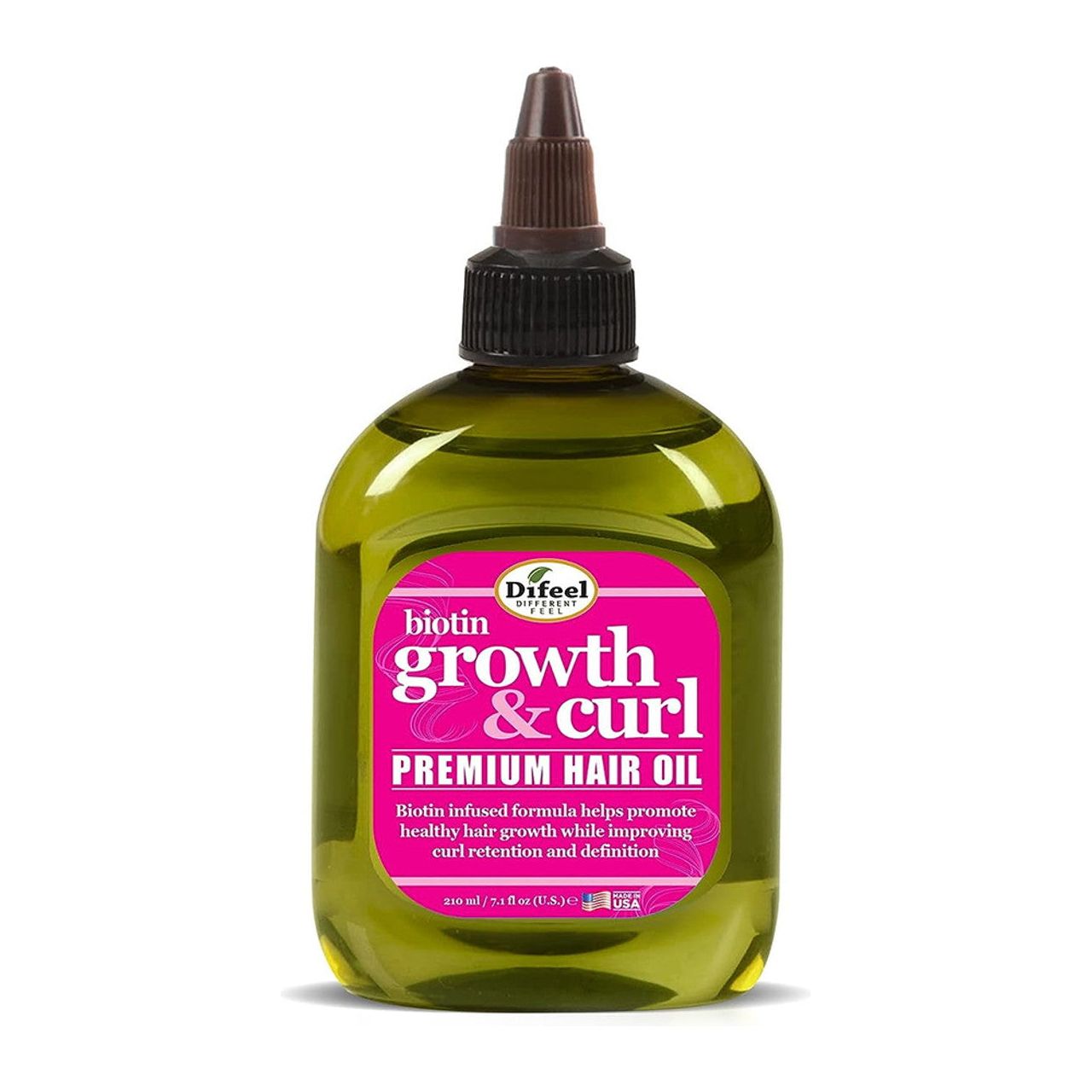 Difeel Growth and Curl Biotin Premium Hair Oil 75ml / 210ml