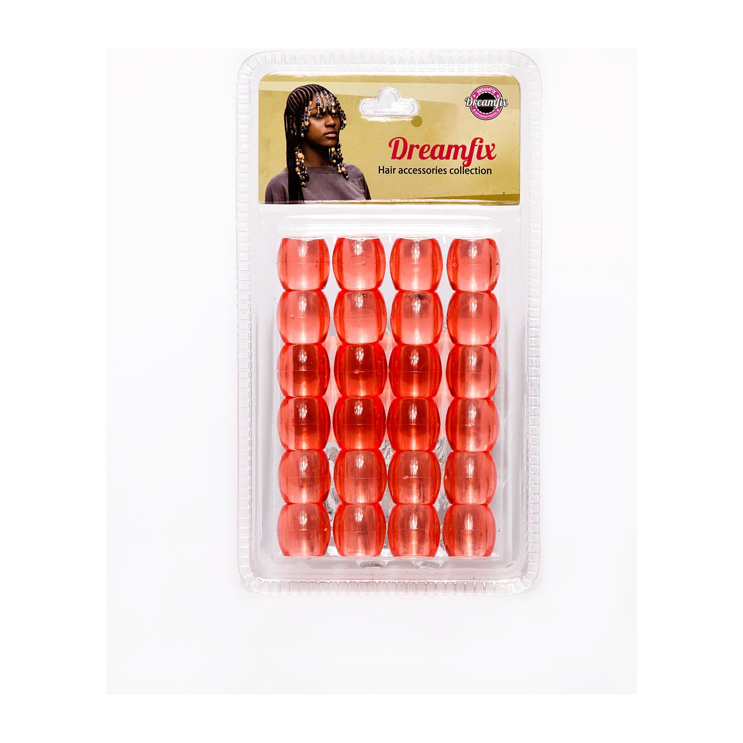 Dreamfix Jumbo Hair Beads Transparent