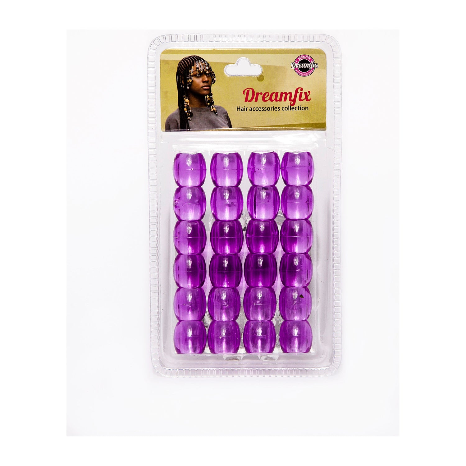 Dreamfix Jumbo Hair Beads Transparent