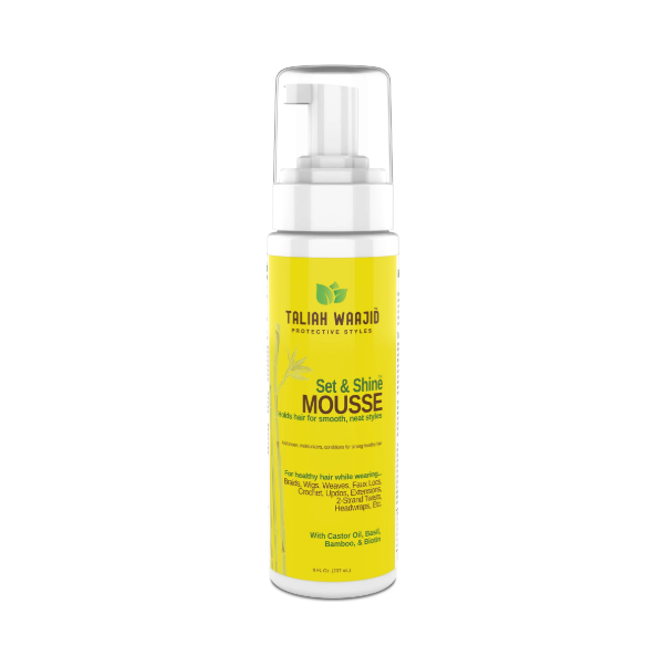 Taliah Waajid Protective Styles Set And Shine Mousse 8 oz