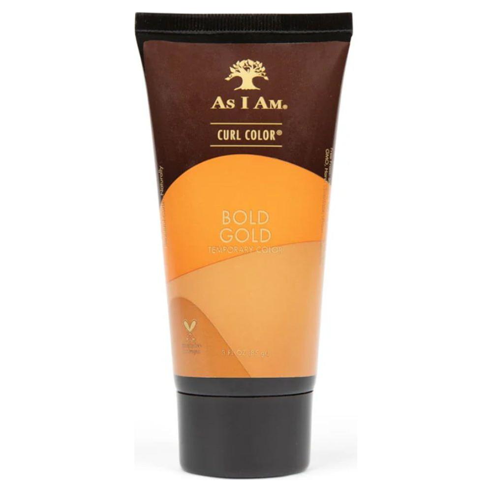 As I Am Curl Color Bold Gold Temporary Color Curling Gel 3oz