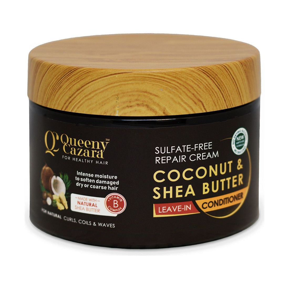 Queeny Cazara Coconut&amp;Shea Leave-In Conditioner 300ml