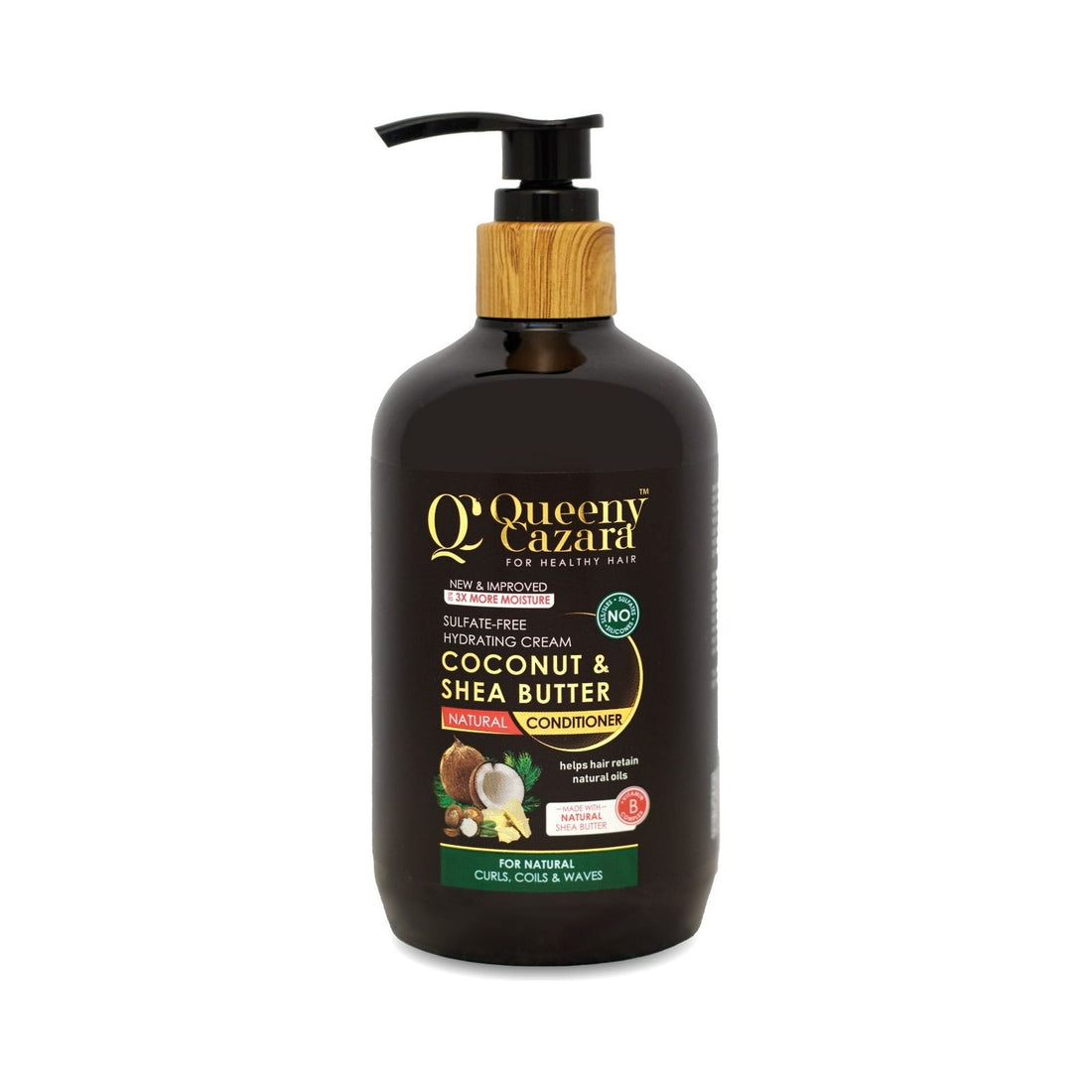 Queeny Cazara Coconut &amp; Shea Butter Conditioner 350 ml