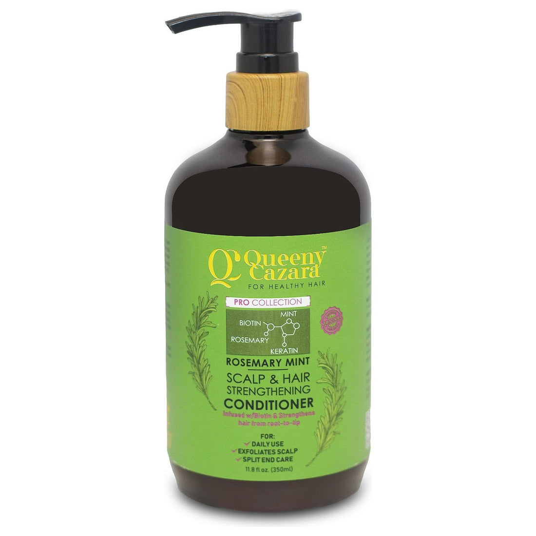 Queeny Cazara Rosemary Mint Sclap &amp; Hair Strengthning Conditioner 350ml