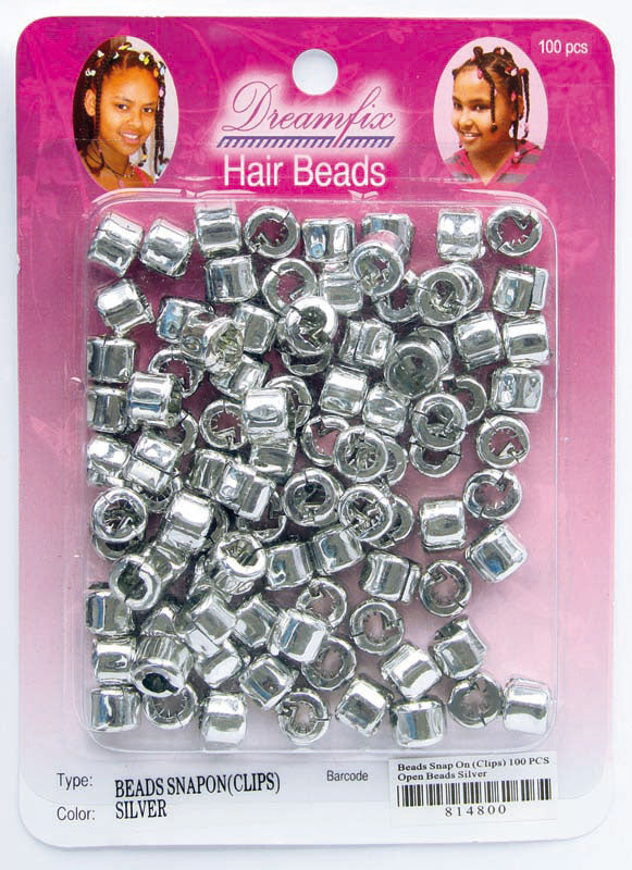 Dreamfix Hair Beads Open &amp; Close 100 Per Pack