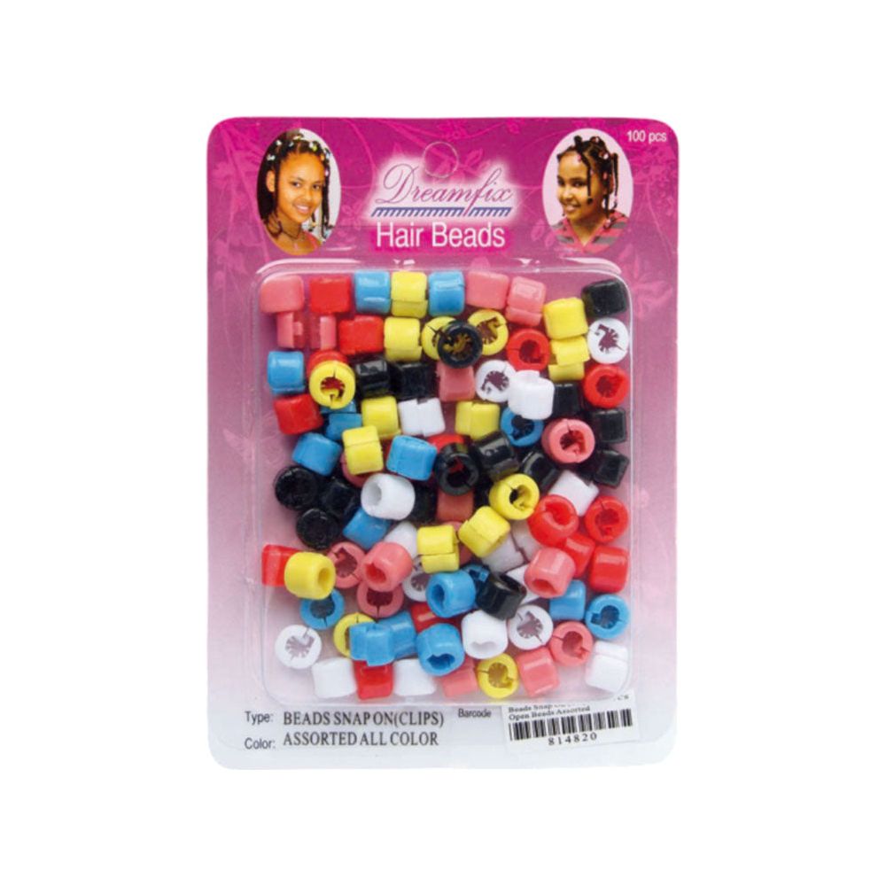 Dreamfix Hair Beads Open &amp; Close 100 Per Pack