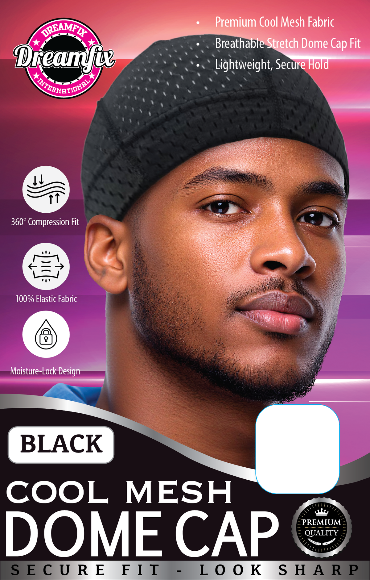 Dreamfix Dome Cap Black
