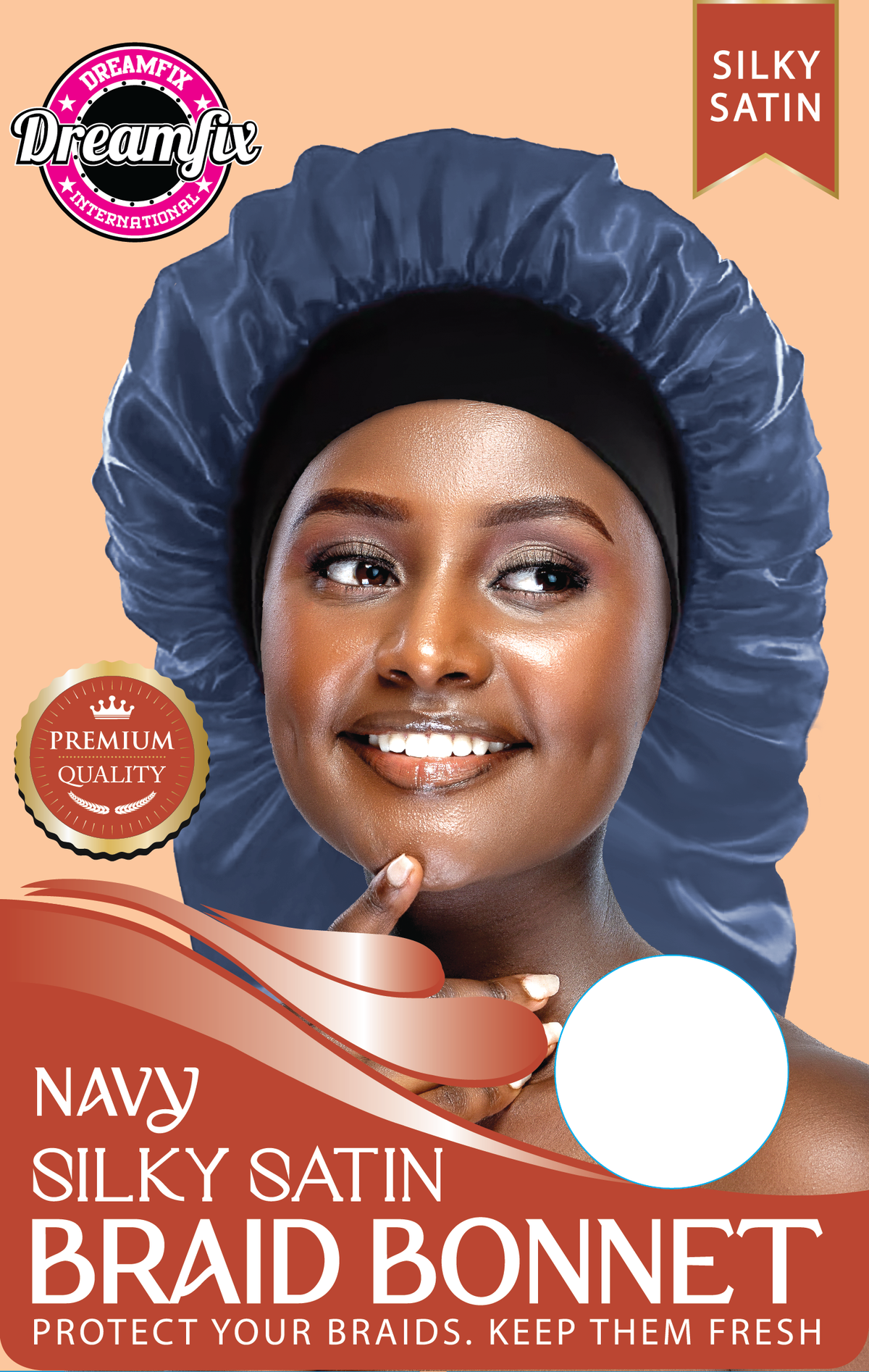 Dreamfix Silky Satin Braid Long Bonnet