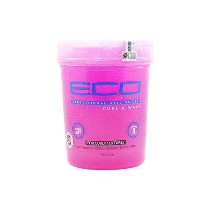 Eco Styler Pink Curl &amp; Wave Firm Hold Styling Gel 32oz/24oz/8oz