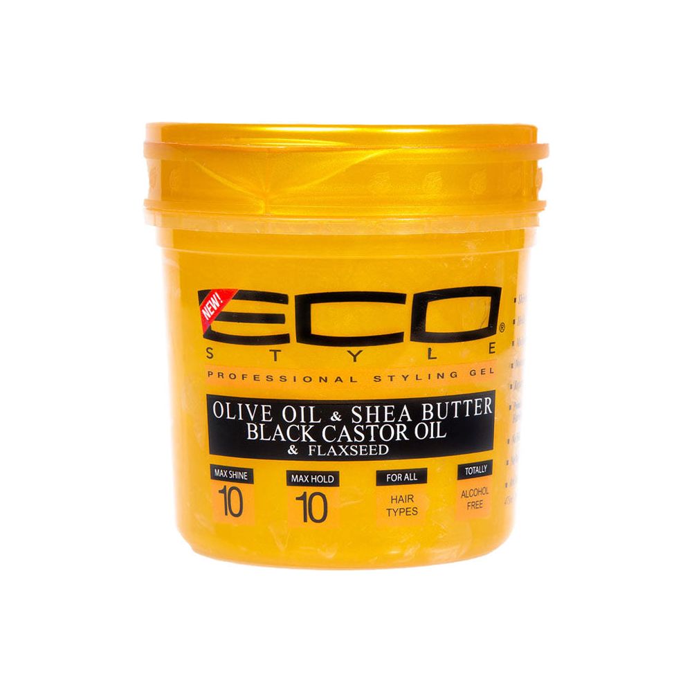 Eco Style Styling Gel Olive Oil &amp; Shea Butter 5LB/32oz/16oz/8oz