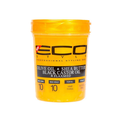 Eco Style Styling Gel Olive Oil &amp; Shea Butter 5LB/32oz/16oz/8oz