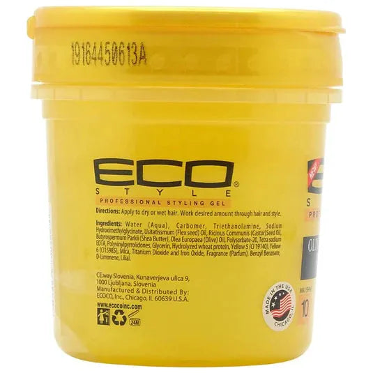 Eco Style Styling Gel Olive Oil &amp; Shea Butter 5LB/32oz/16oz/8oz