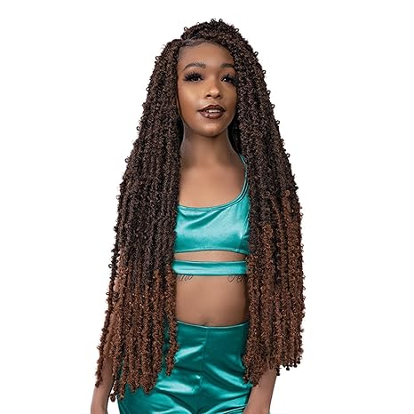 Janet Collection Nala Tress Bali Butterfly Locs Crochet Braids Kunsthaar 18&quot;