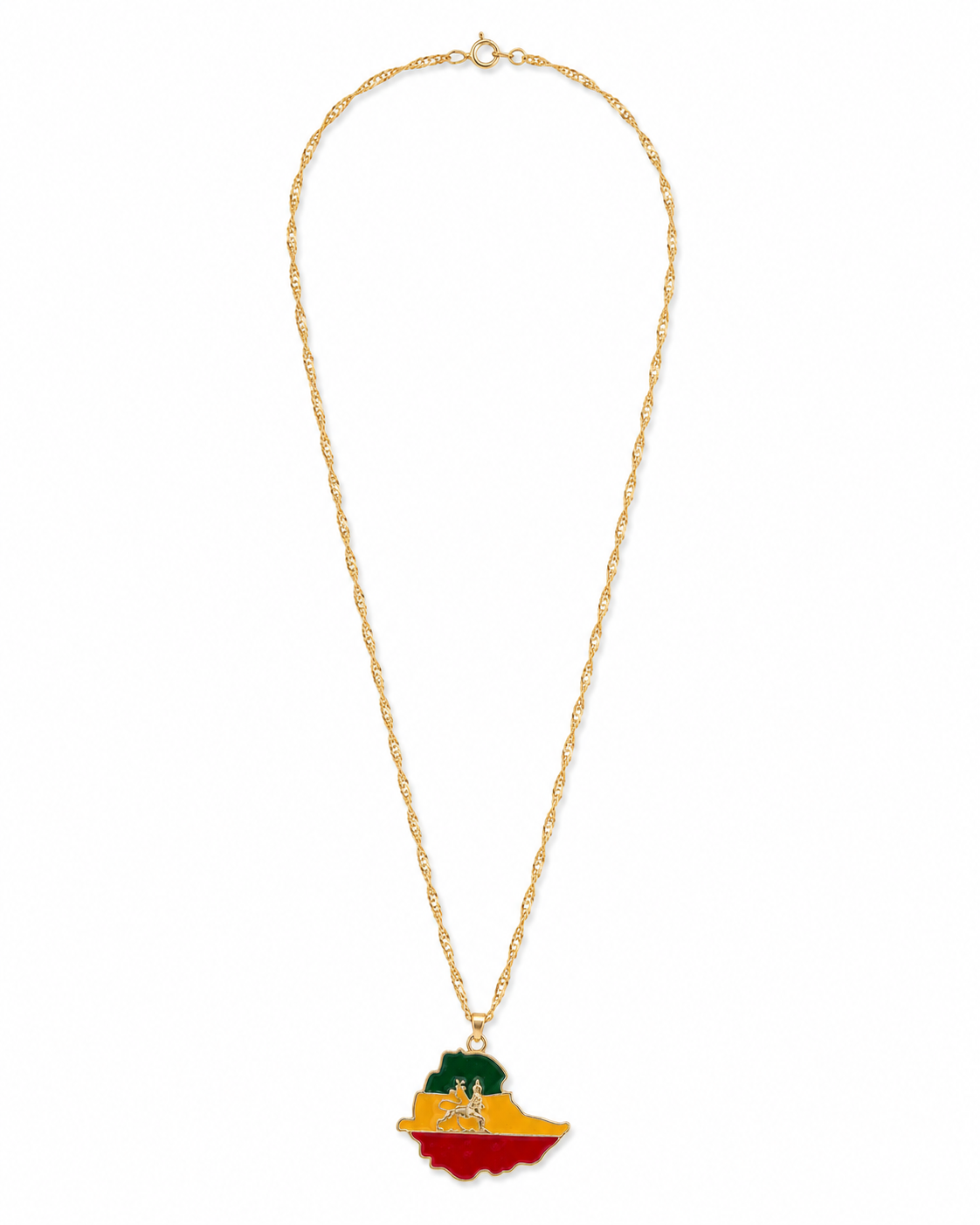 Dreamfix Ethiopia Pendant with Lion Emblem