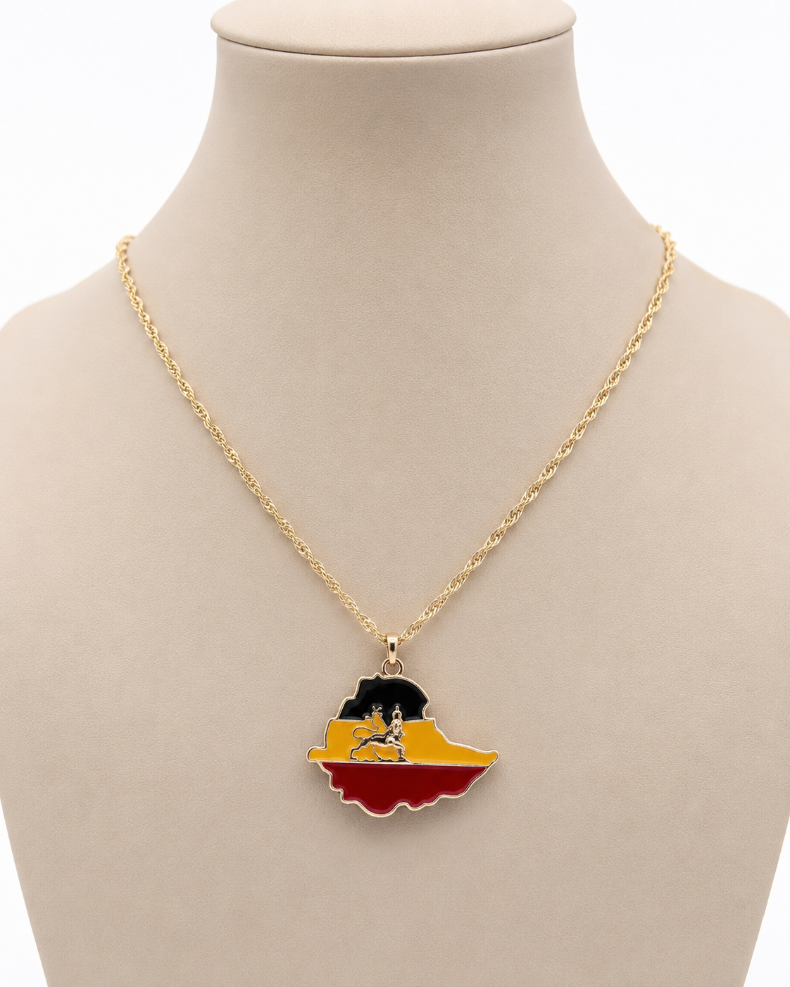 Dreamfix Ethiopia Pendant with Lion Emblem