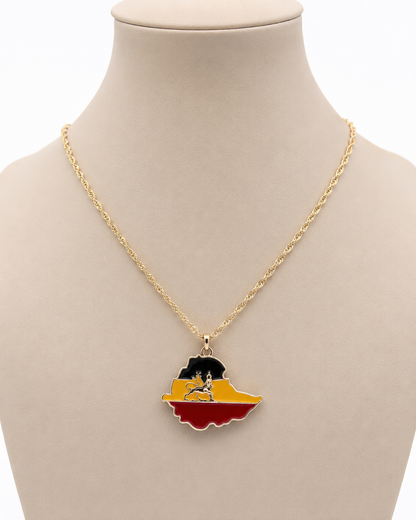 Dreamfix Ethiopia Pendant with Lion Emblem