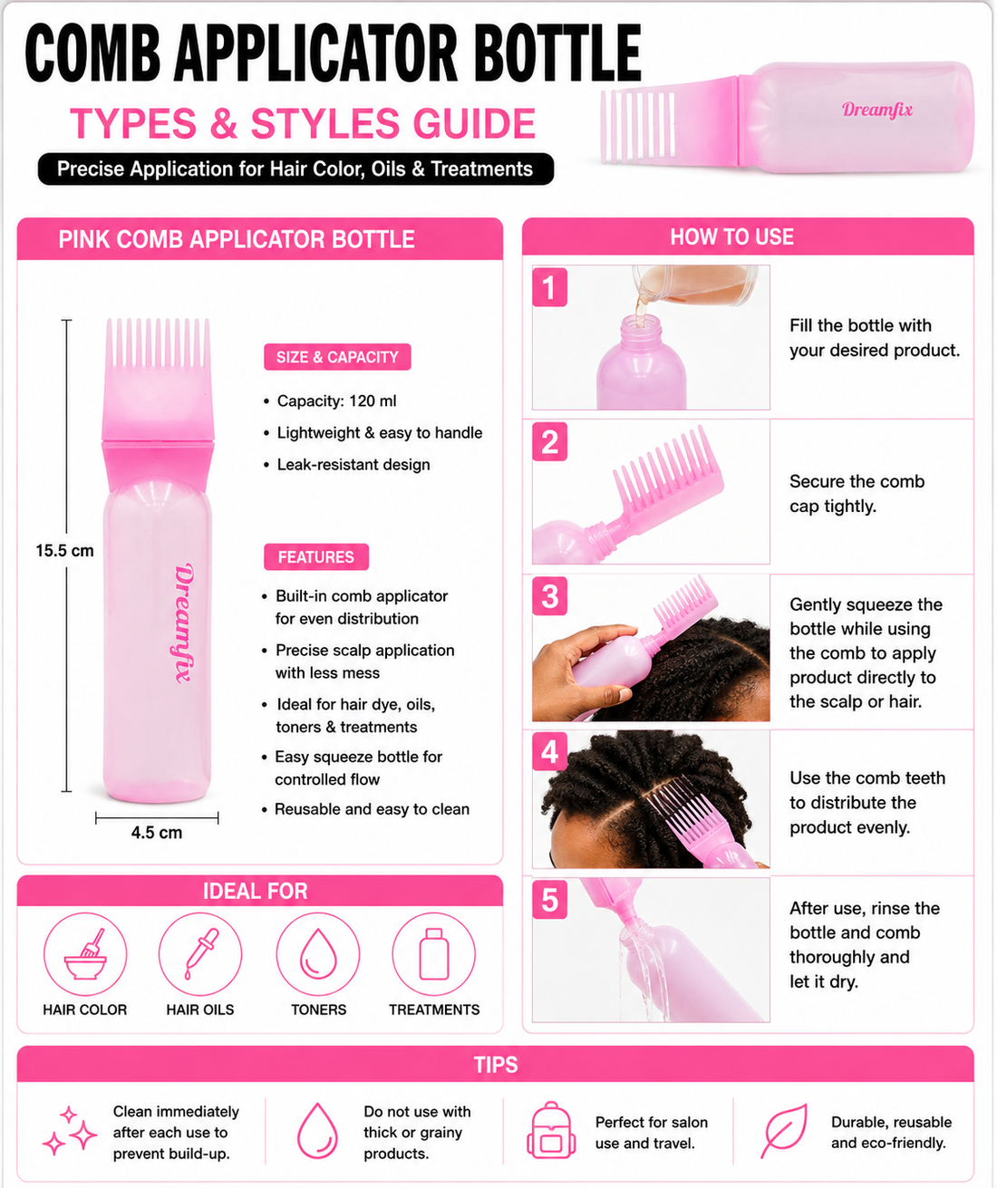 Dreamfix Hair Dye Applicator