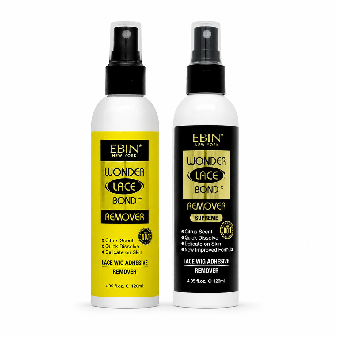 Ebin New York Wonder Lace Bond Remover Original /Supreme120ML