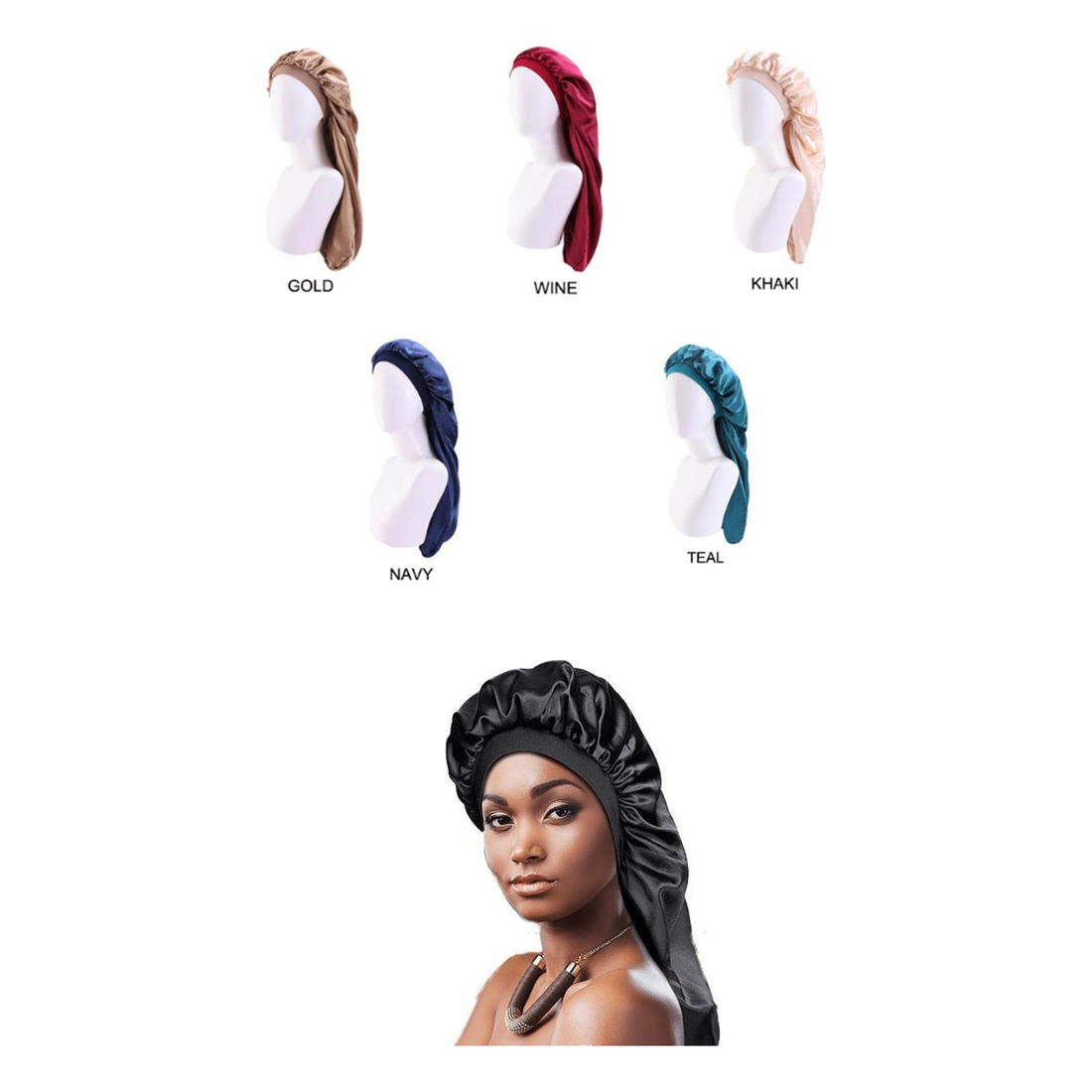 Dreamfix Double Layer Long Hair Bonnet