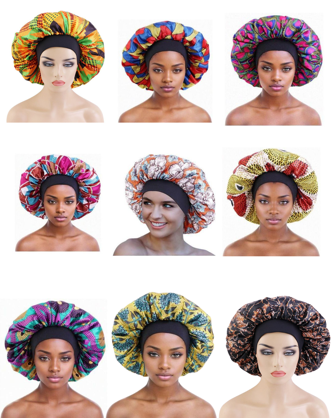 Dreamfix Large Print Bonnets