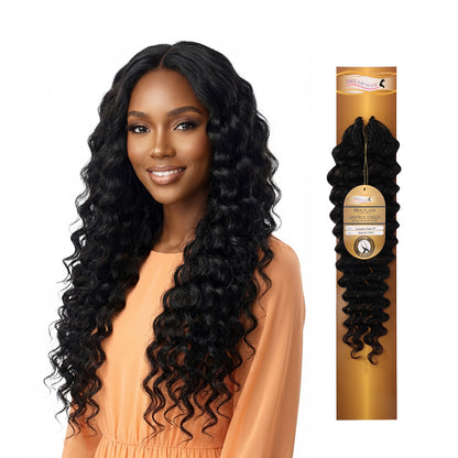Dream hair Human hair Crochet Deep Wave 14" &amp; 18" (Natural Color)