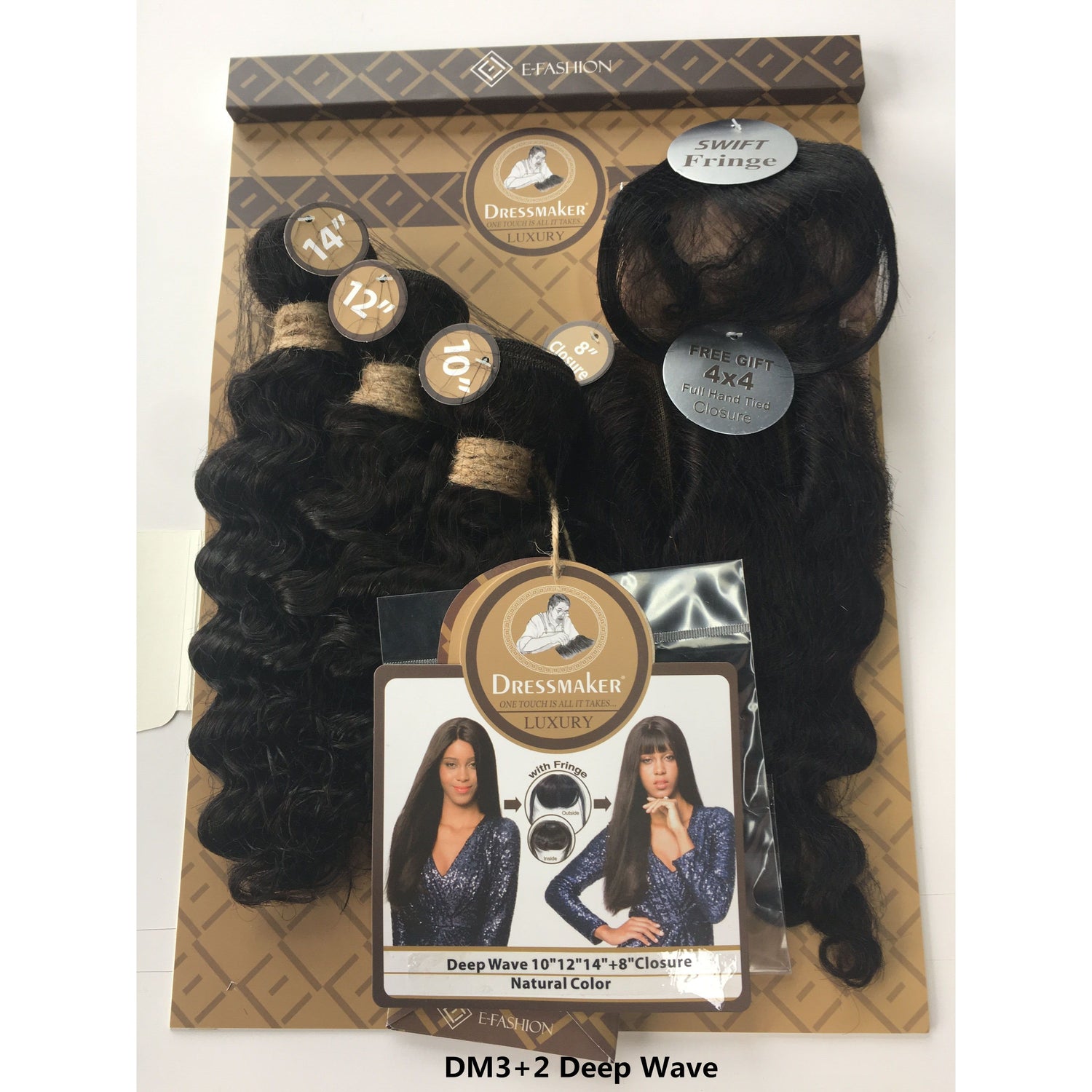 Dream Hair 100% Natural Brazilian Hair Top Wefts Natural Color 