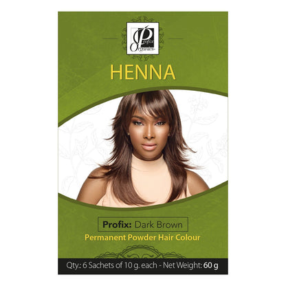 Profix Organics Henna Permanent Powder Hair Colour 60g