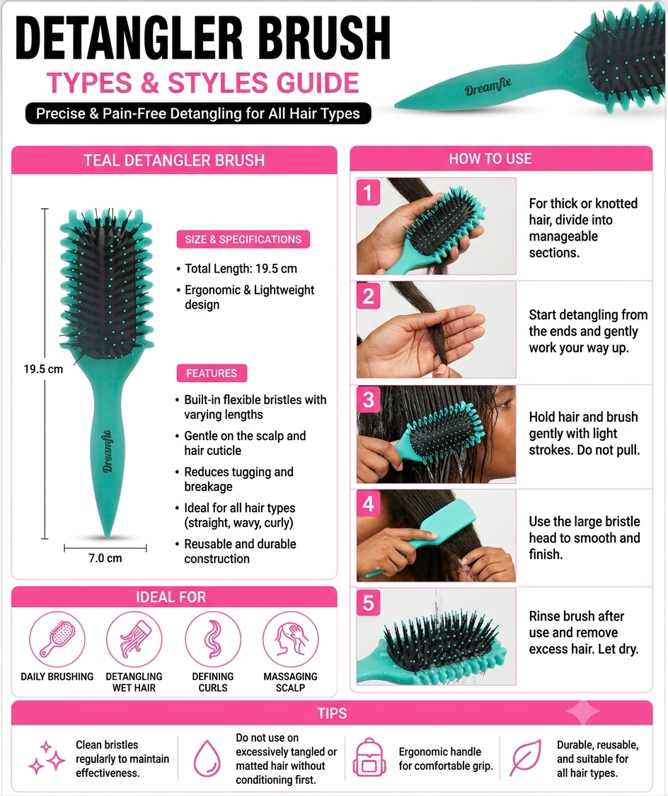 Dreamfix Define Styling Curl Brushes 133g