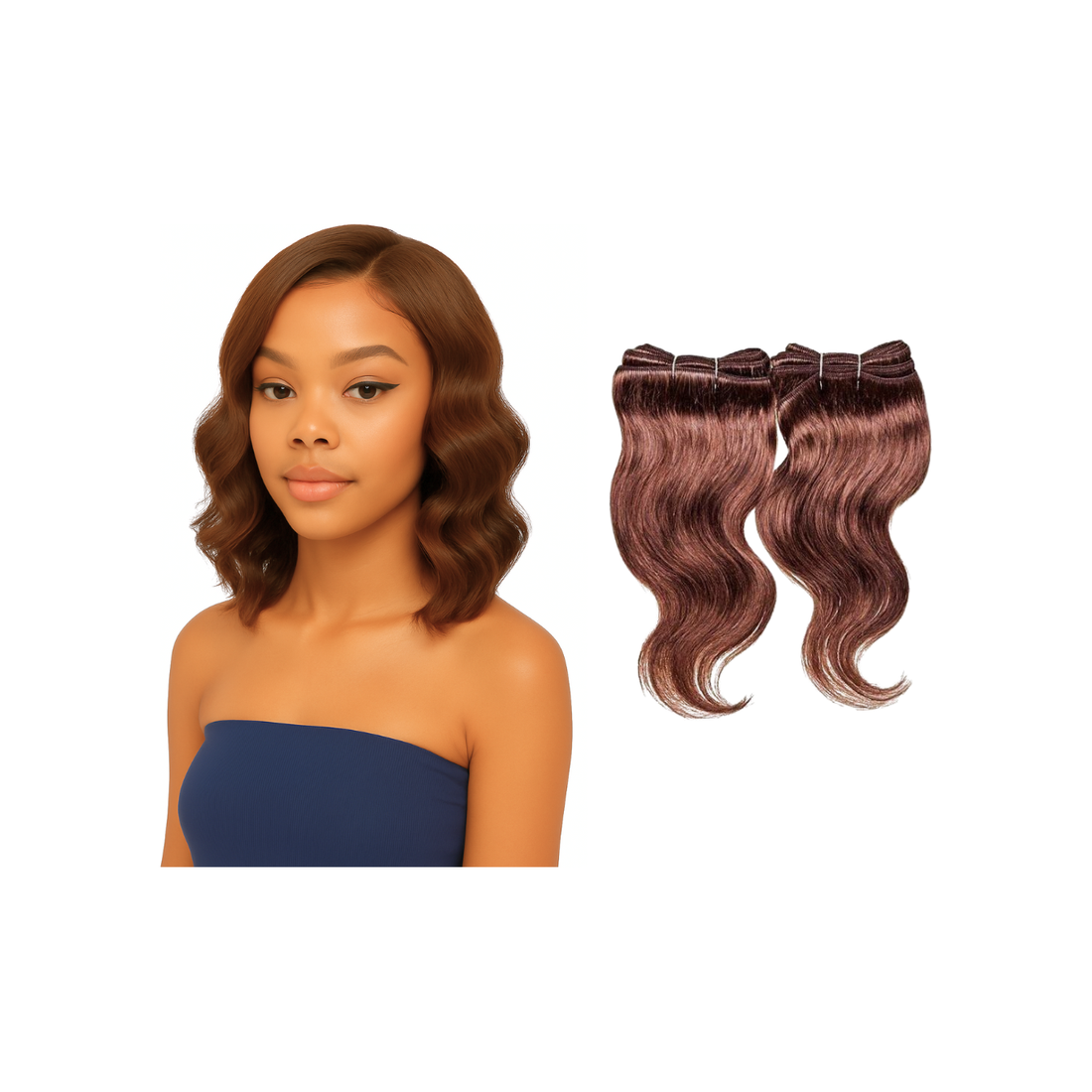 Dream Hair ML Körperwelle 8" Echthaar (2 pcs)