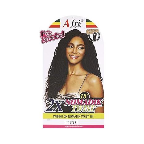 Mane Concept Afri-Naptural 2X Grande Nomadik Twist Synthetic Hair 18&quot;