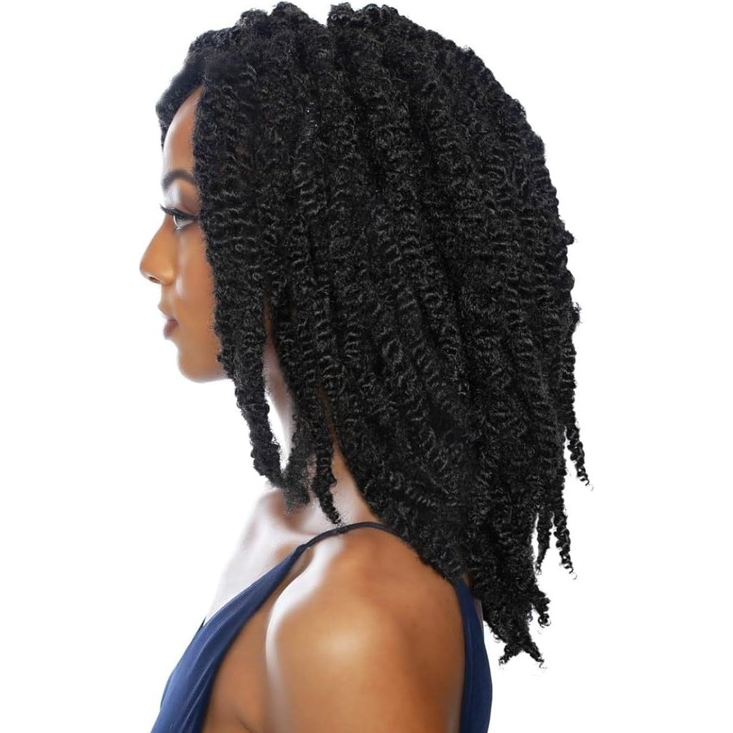 Mane Concept Afri-Naptural 3X Afro Spring Twist Synthetic Hair 16&quot; / 24&quot;