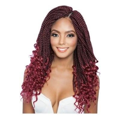 Mane Concept Afri-Naptural 3X Curly Ends Box Braids Synthetic Hair 14&quot; / 18&quot;