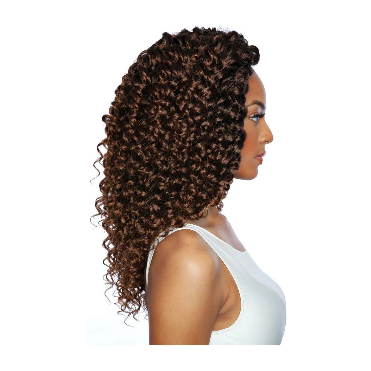 Mane Concept Afri-Naptural Caribbean 3X Sassy Curl Crochet Braid Kanekalon + Toyokalon Fiber 14&quot;