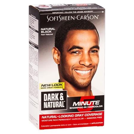 Dark and Natural SoftSheen Carson Natural-Looking Gray Coverage For Men