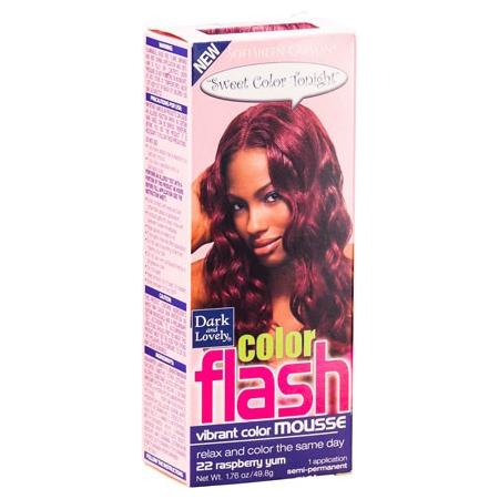 Dark and Lovely Soft Sheen-Carson Color Flash Vibrant Color Mousse 1.76 oz