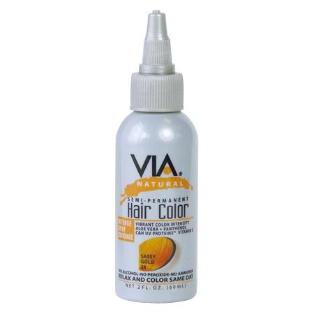 Via Natural Semi-Permanent Hair Color 60ml