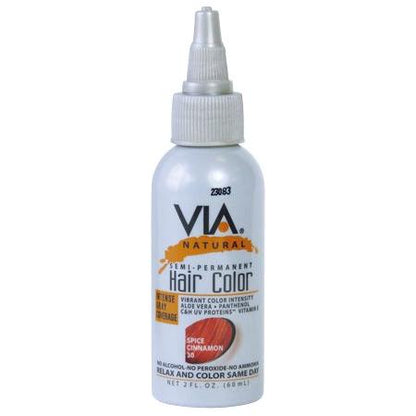 Via Natural Semi-Permanent Hair Color 60ml