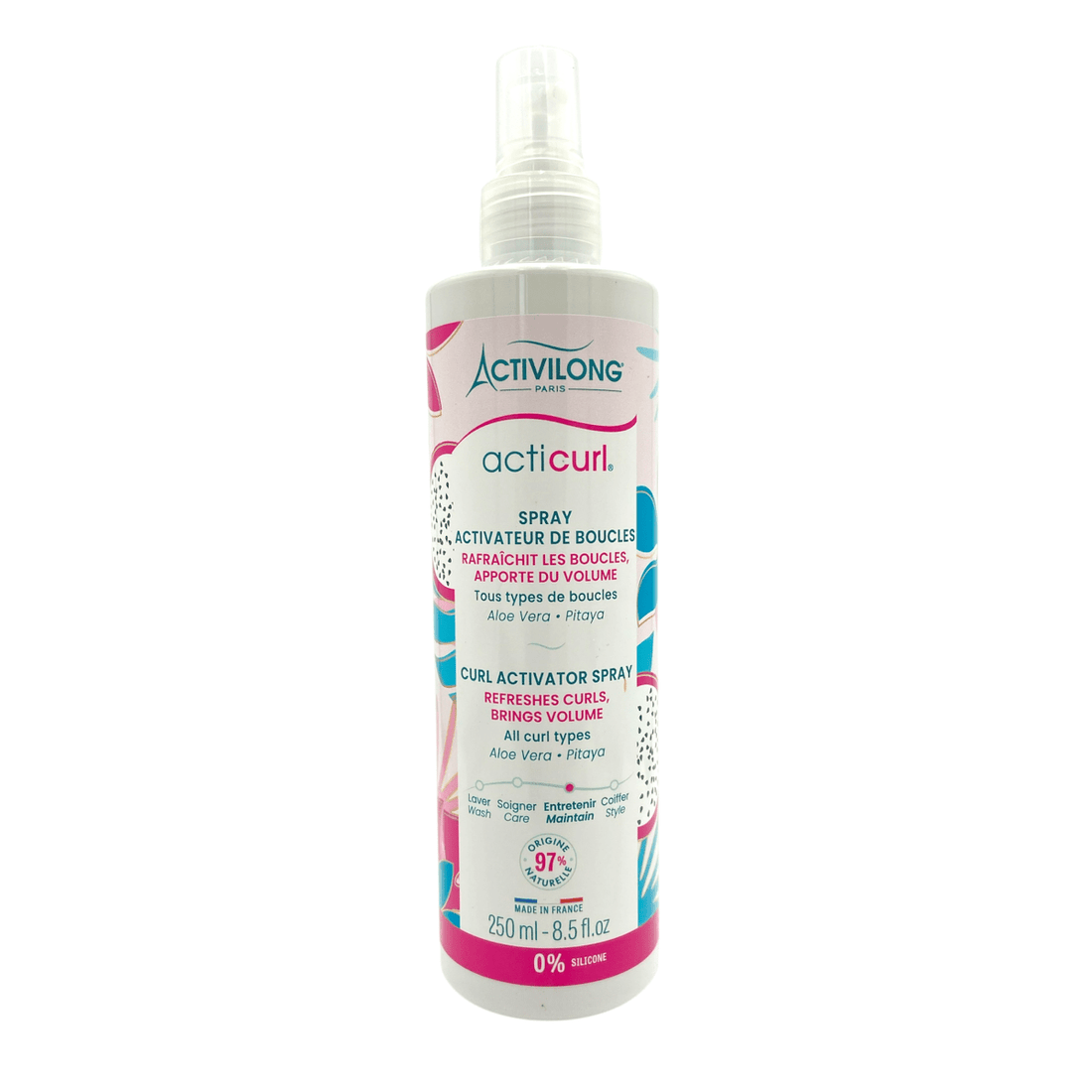 Activilong Acticurl Pitaya Glycerin Aloe Vera Curl Activator Spray 250ml    - gtworld.de